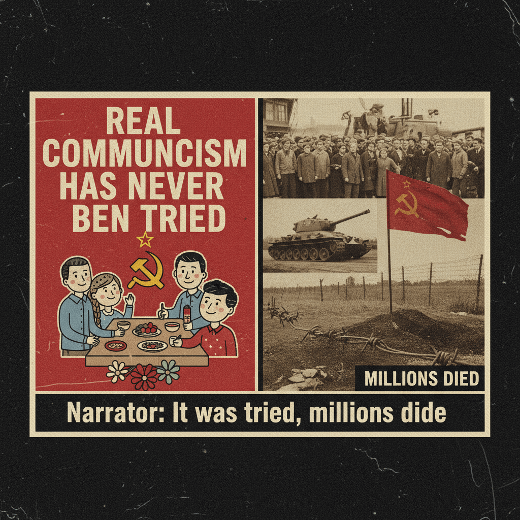 Real communism has never been tried meme